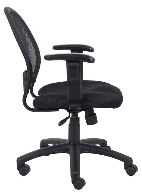 Boss Mesh Chair With Adjustable Arms B6216 Boss Mesh Chair With Adjustable Arms B6216